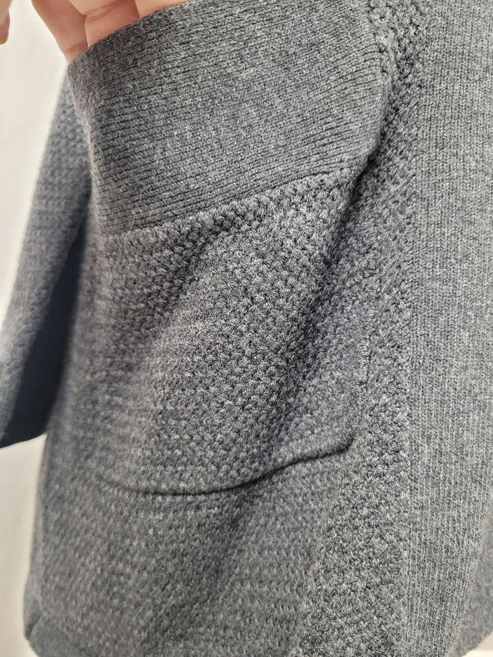 Aritzia Wilfred Free Gray Open Front Longline Duster Cardigan Sweater XXS - Picture 9 of 12